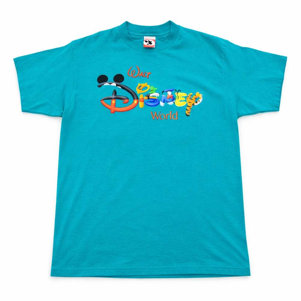 Vintage 90s Mickey Inc. Walt Disney World Character Alphabet Graphic T-Shirt XL
